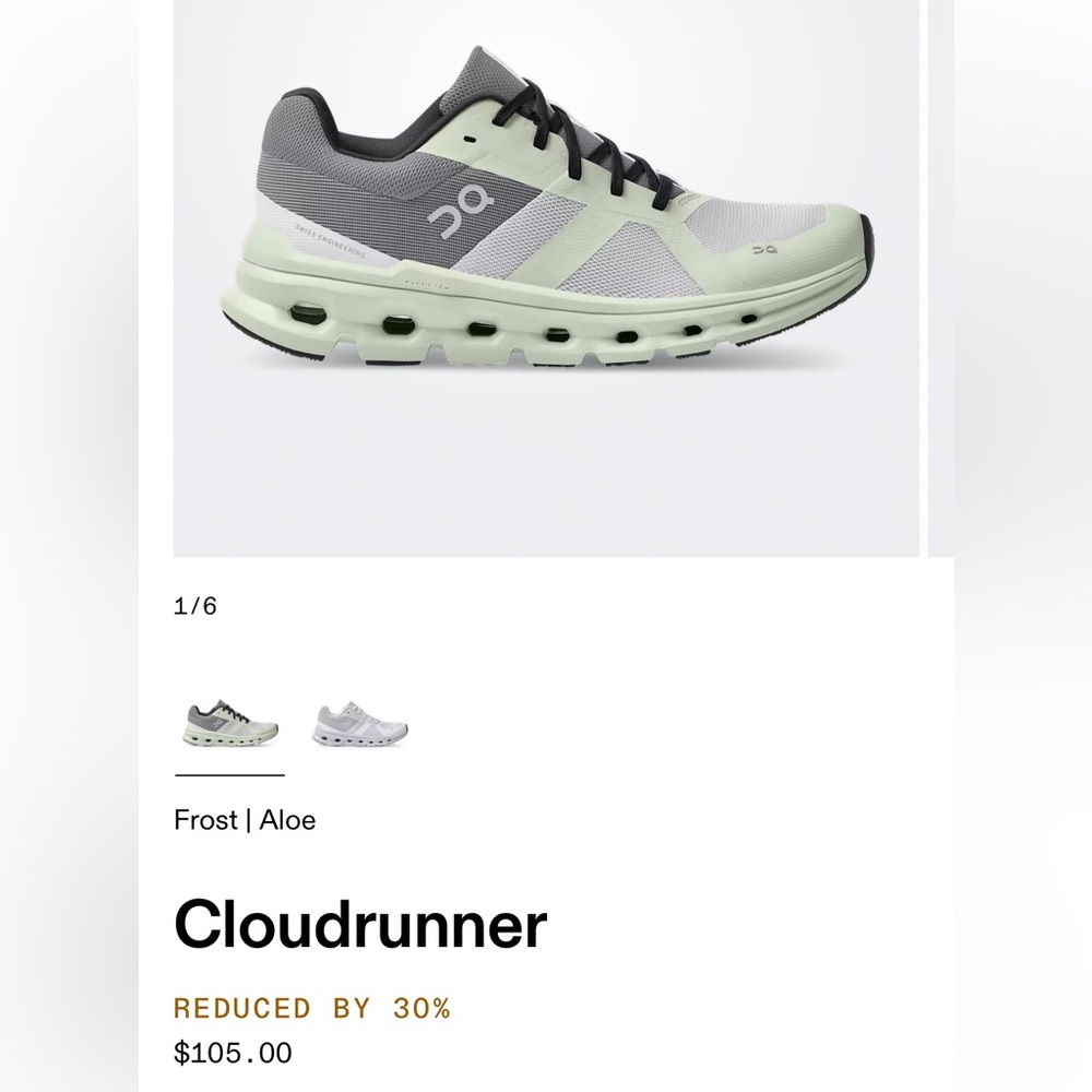 On Cloudrunner Size 8.5